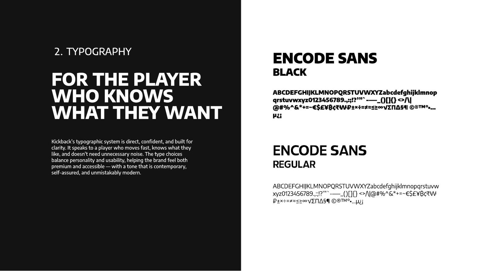 Typography, Encode Sans